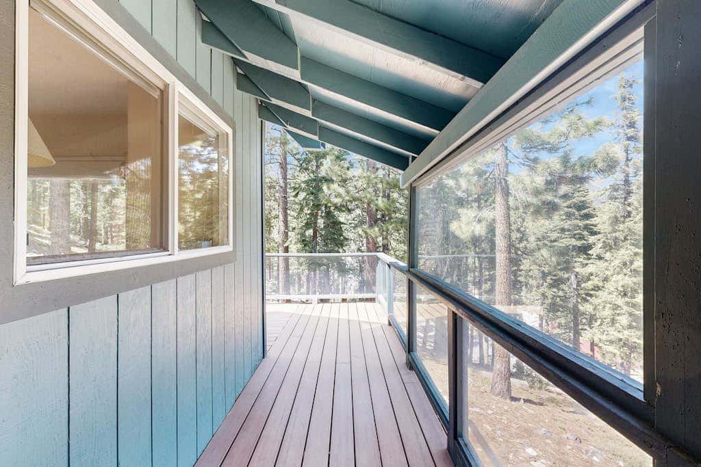 with private, scenic deck, heated driveway