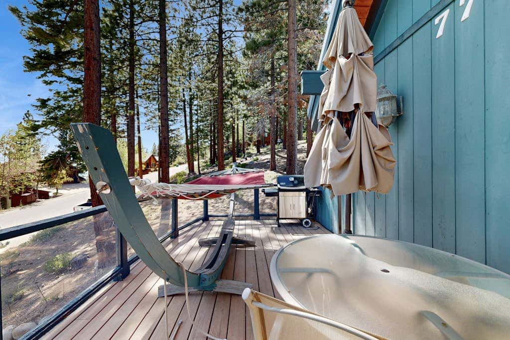 with private, scenic deck, heated driveway