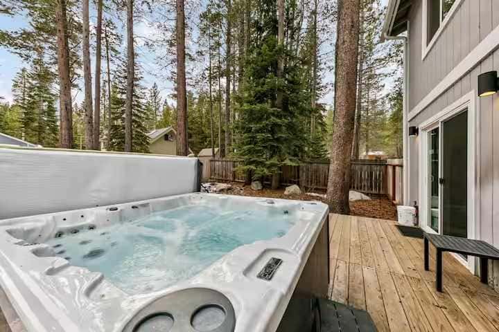 with private, scenic deck, heated driveway