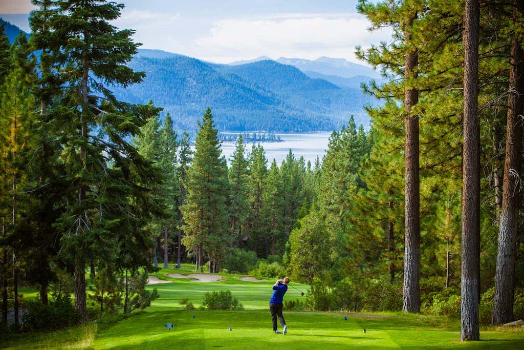Dog-friendly mountain getaway near skiing & lake with water views & private balcony