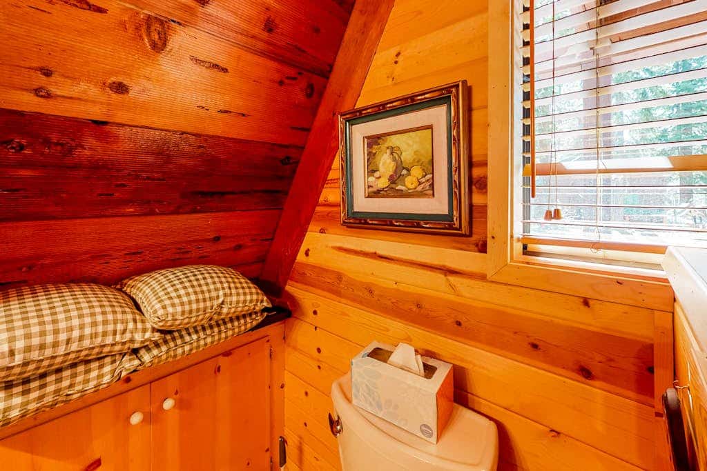 Dog-friendly A-frame cabin with 2 decks & fireplace - walk to the beach