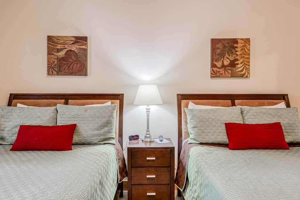 Inviting spacious home with fireplace, deck, hot tub, full kitchen, & W&D