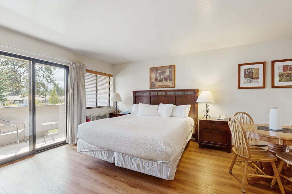 Experience laid-back mountain living at this Lakeland Village deluxe studio