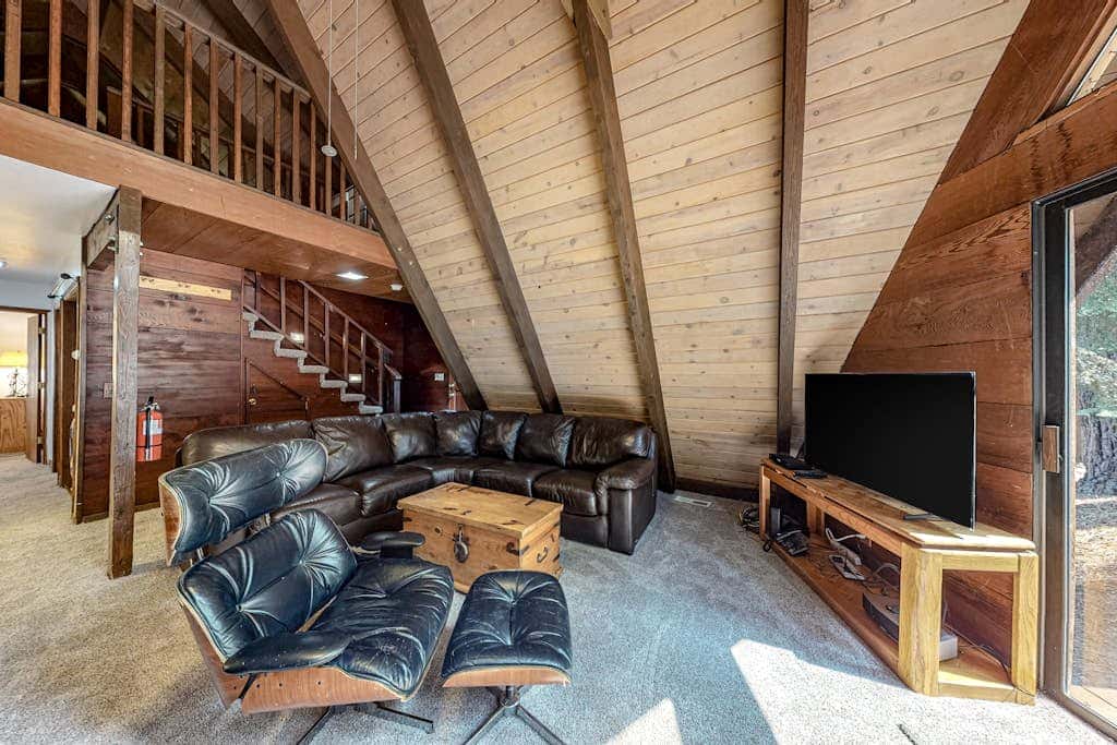 Dog-Friendly A-Frame Cabin w/ Forest Views Near Town