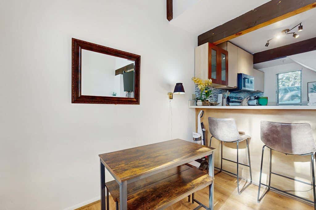 Cozy and Convenient Condo with Fireplace, Deck, W&D, Close to Town, Lake, Trails