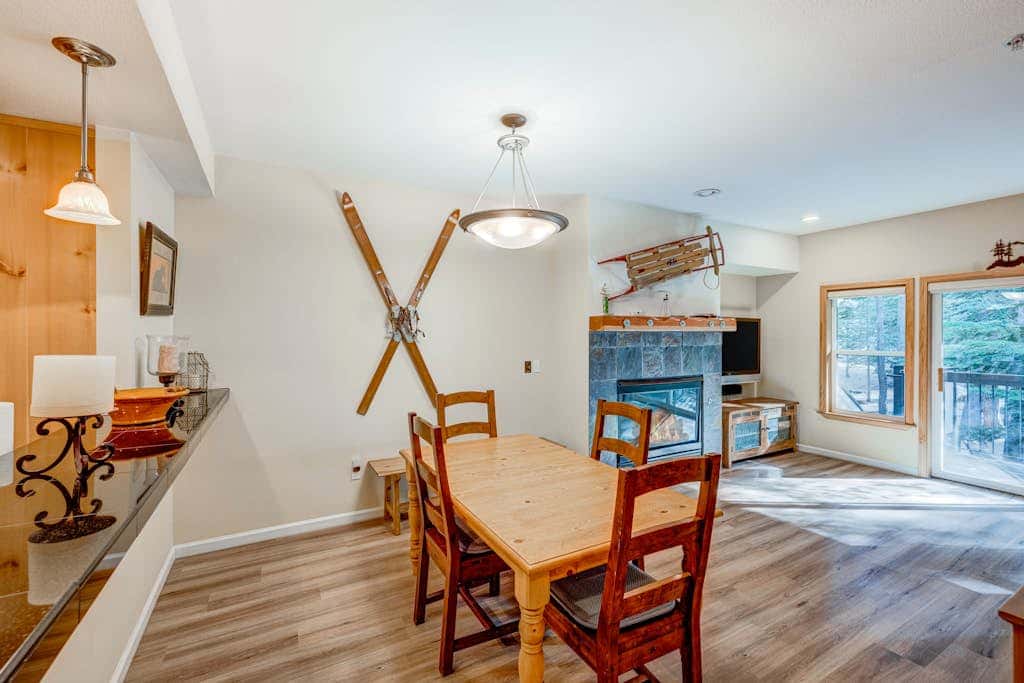 Olympic Valley condo with pool, hot tub, tennis, fireplace, & private balcony
