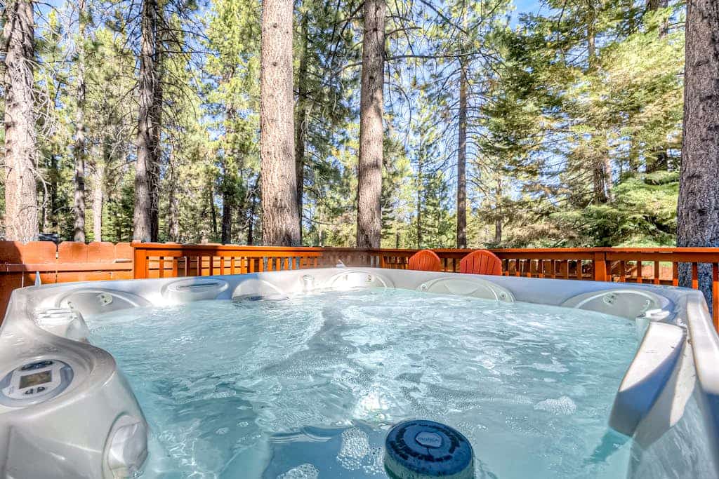 Escape to Foxglove Terrace, a charming cabin nestled in the heart of South Lake Tahoe. This cozy holiday home offers a perfect blend of comfort and adventure, with 2 bedrooms and 1.5 bathrooms, ideal for families and groups. Enjoy amenities like a hot tub, indoor fireplace, and BBQ grill, perfect for relaxing after a day of exploring. Located near casinos, shopping, and outdoor activities like hiking, fishing, and horseback riding, Foxglove Terrace is your gateway to an unforgettable Tahoe experience.