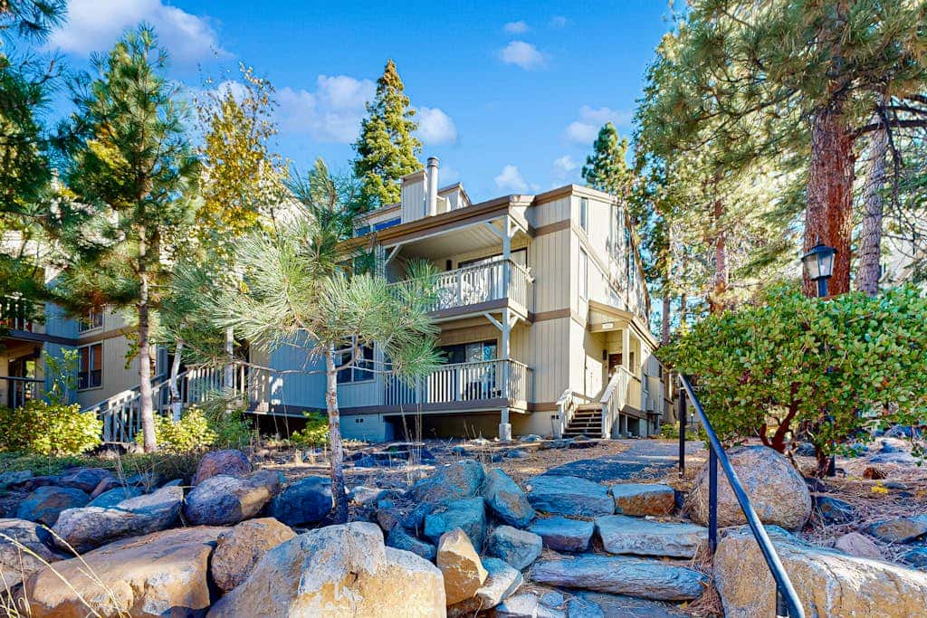 Beautiful condo with modern appliances, two decks, and shared pool