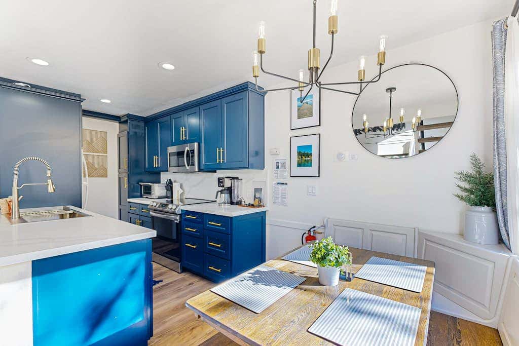 Beautiful condo with modern appliances, two decks, and shared pool