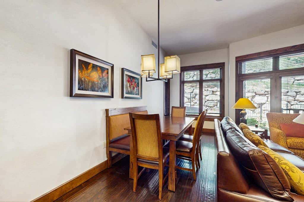Ski-in-ski-out, ground-floor condo with fireplace, patio, shared pool & hot tub