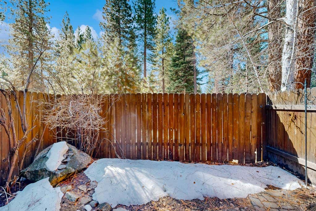 Forest-view condo with wood fireplace & walkable locale - dog-friendly