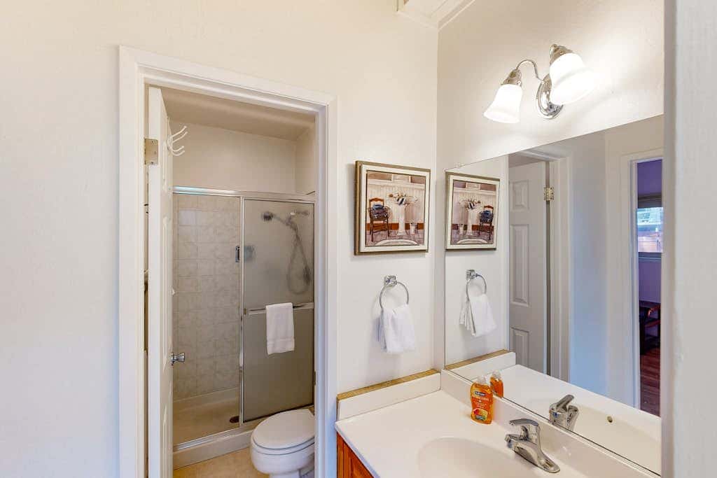 Forest-view condo with wood fireplace & walkable locale - dog-friendly