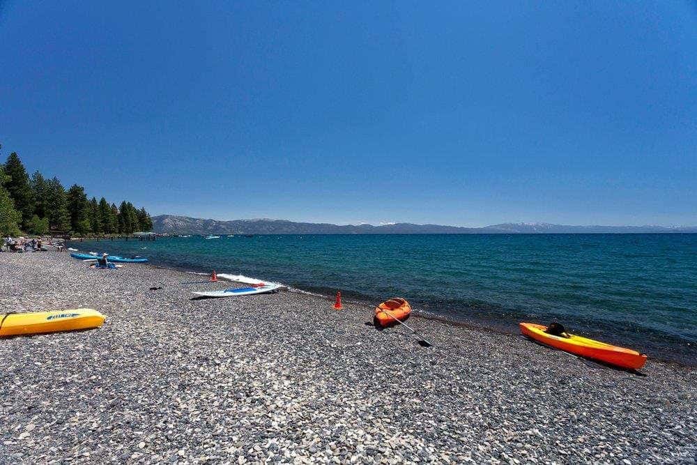 Tahoe condo with hot tub, central AC, fireplace, gas grill & balcony