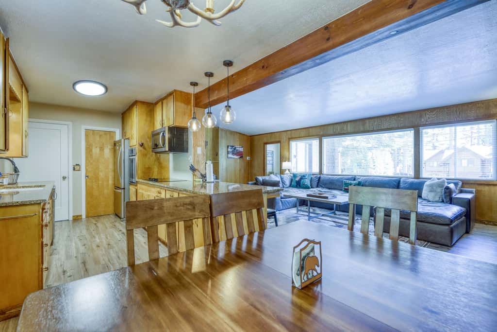 Complimentary paddle boards and a relaxing sauna just steps from Lake Tahoe.