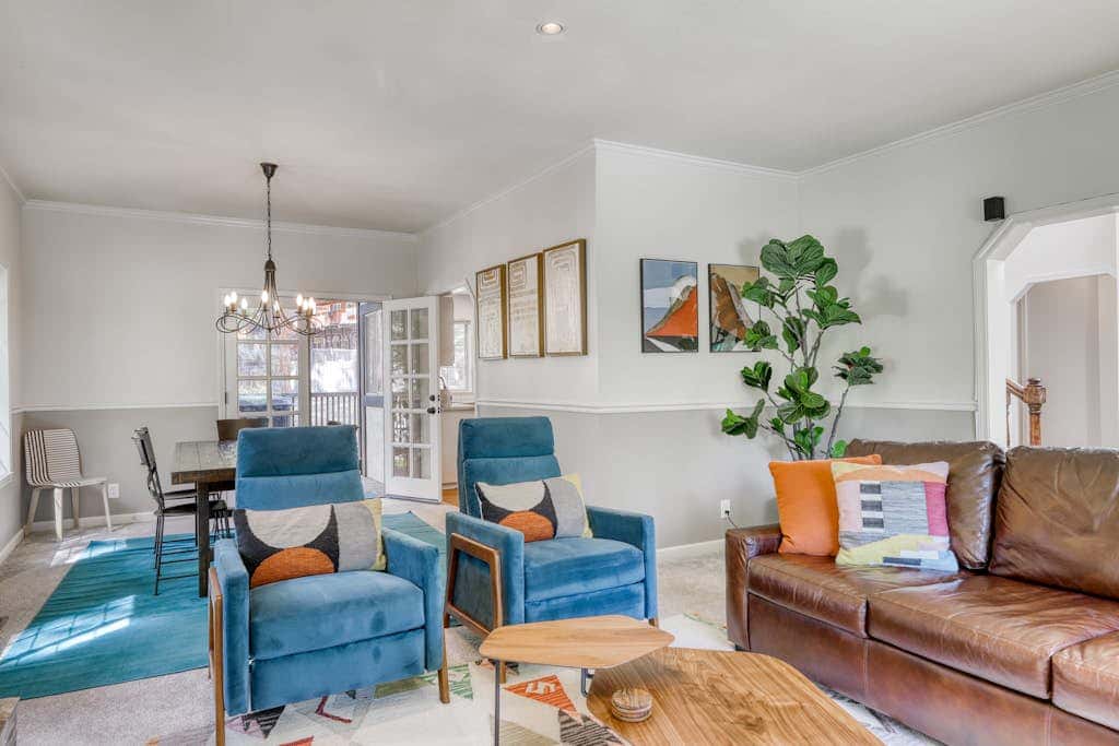 Dog-friendly home with pool table, fireplaces, & private hot tub, sleeps 10