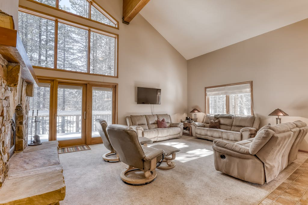 Three-story lakefront home with lake views, wood fireplace, high-speed WiFi, W&D