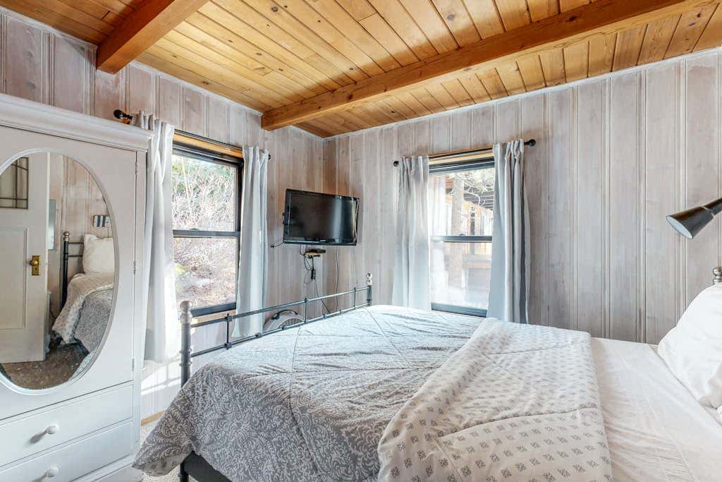 Dog-friendly waterfront cabin with lake views & access - close to slopes