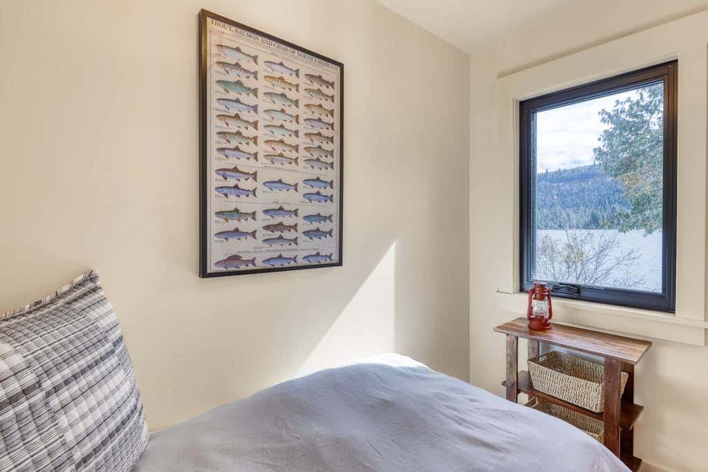 Dog-friendly lakefront home with fast WiFi, private dock, & 180-degree views