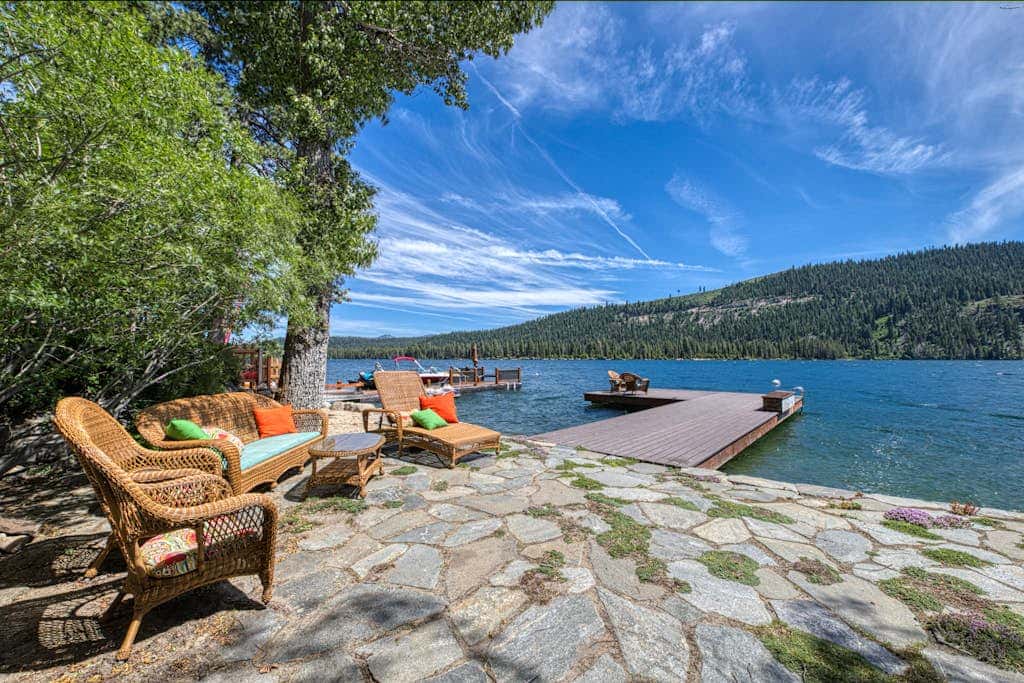 Dog-friendly lakefront home with fast WiFi, private dock, & 180-degree views