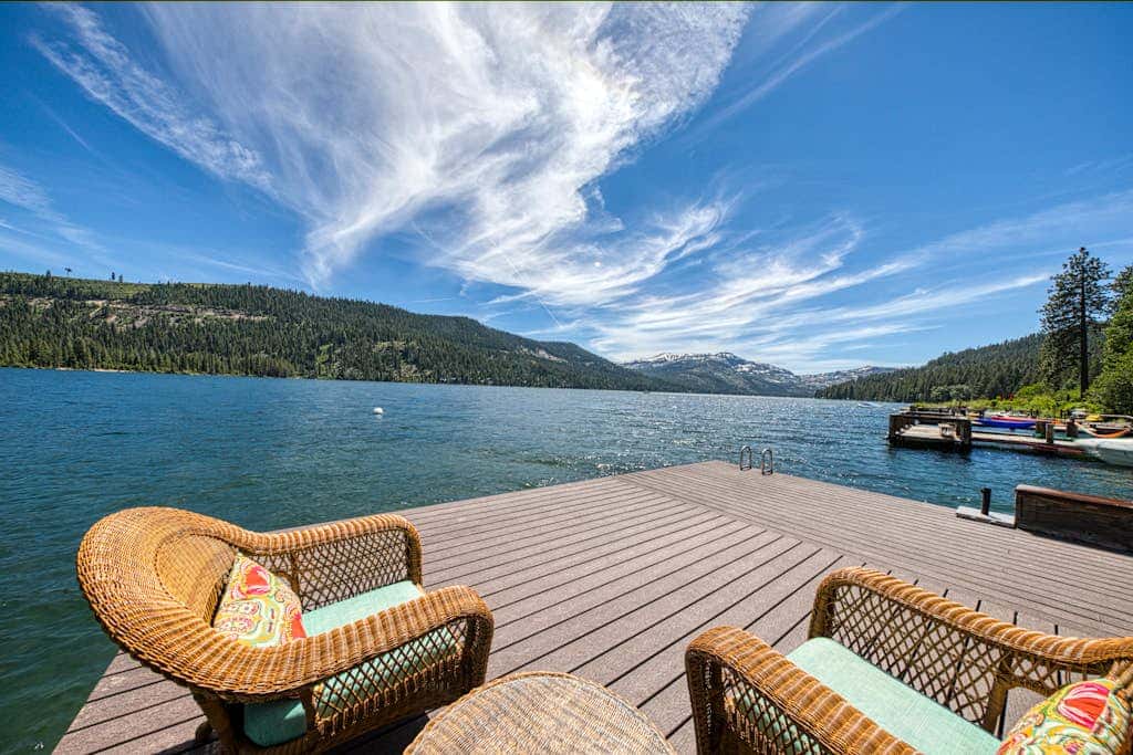 Dog-friendly lakefront home with fast WiFi, private dock, & 180-degree views