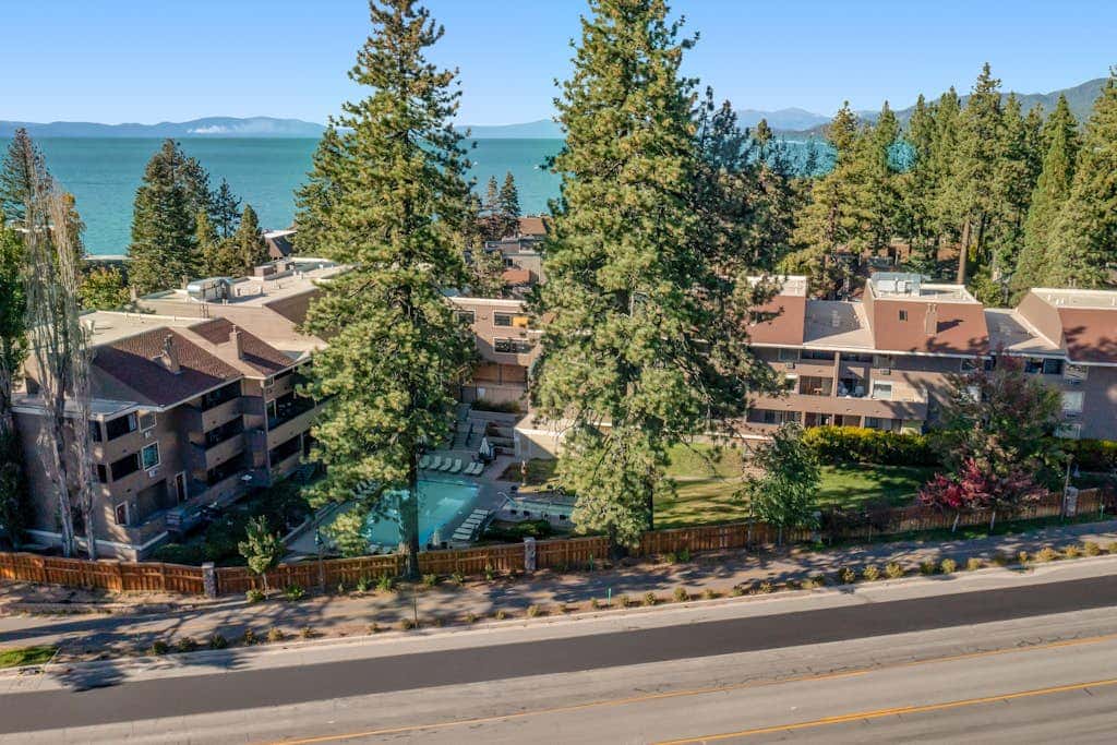 Lake Front Condo, steps from the beach with beautiful view of Lake Tahoe