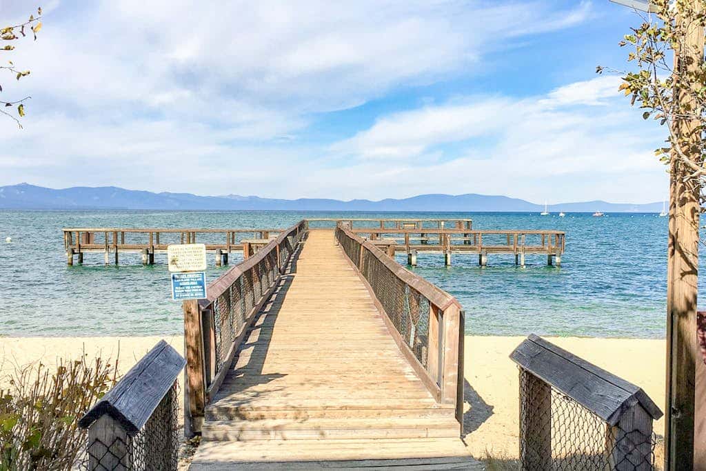 Immerse yourself in Tahoe's best from this lakefront community with beach access