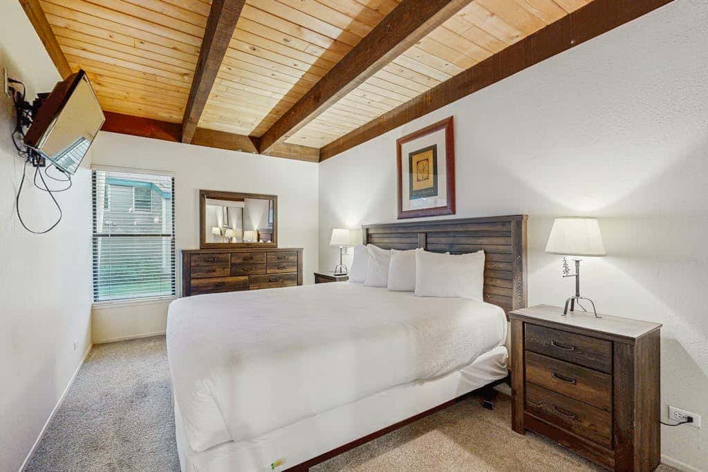 Experience Tahoe from a first-class resort with private beach access & pools
