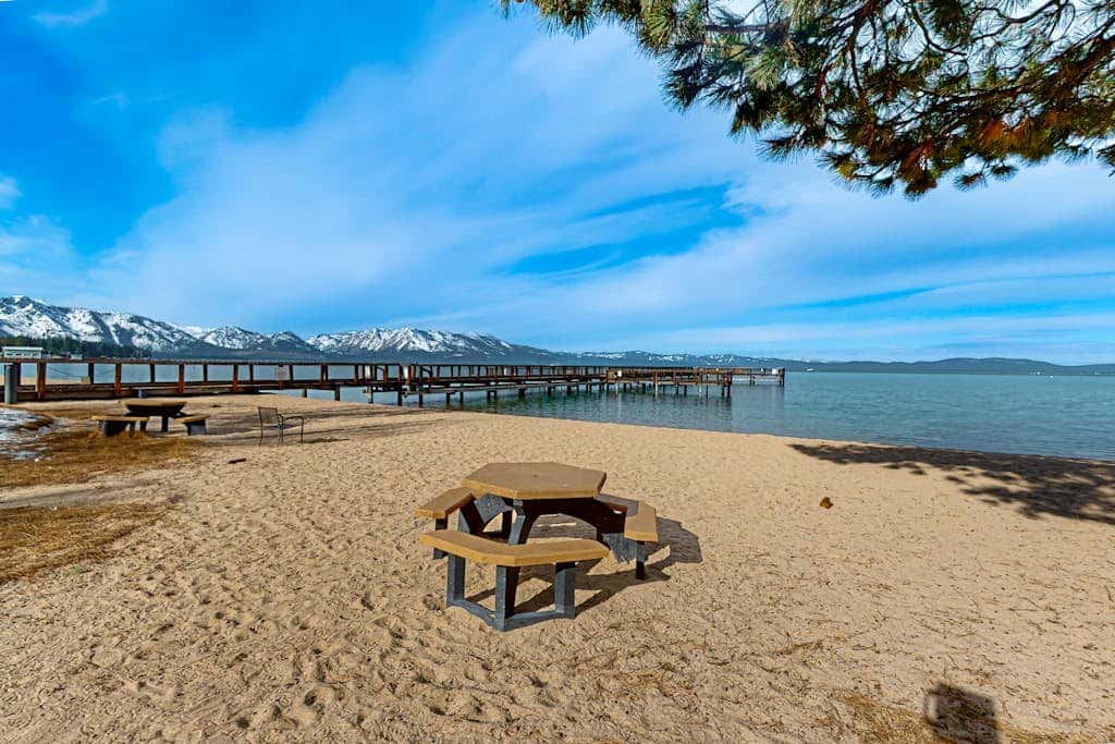 Experience Tahoe from a first-class resort with private beach access & pools