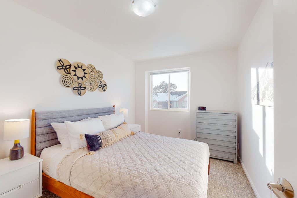 Stylish Ski Retreat with  a Gas Fireplace, Fast WiFi, Private Hot Tub, & Patio