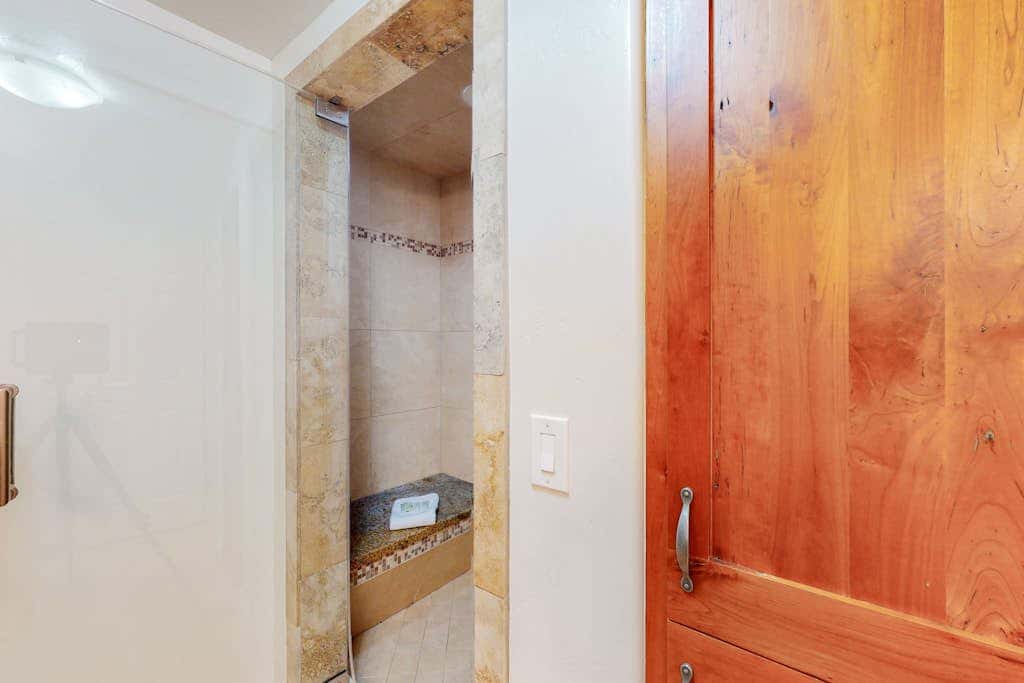 Stylish Ski Retreat with  a Gas Fireplace, Fast WiFi, Private Hot Tub, & Patio