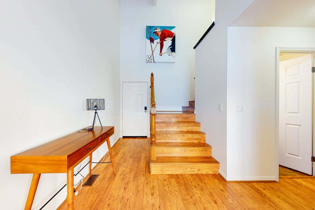 Stylish Ski Retreat with  a Gas Fireplace, Fast WiFi, Private Hot Tub, & Patio