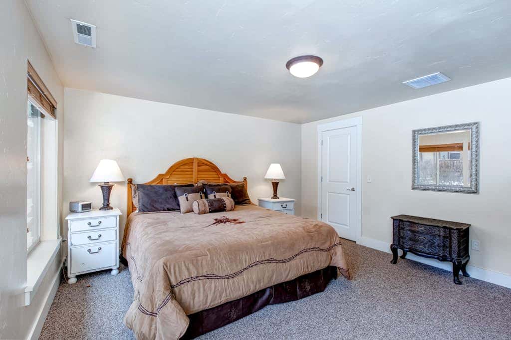 Contemporary Home with Private Hot Tub, Fireplace, Garage Parking, & Shared Pool
