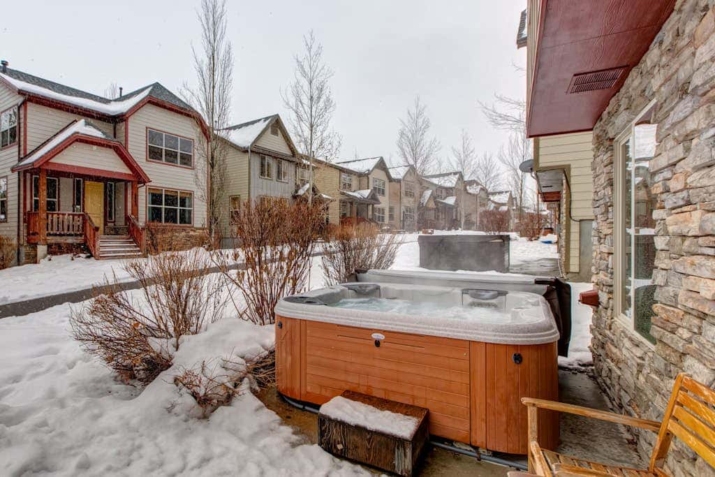 Contemporary Home with Private Hot Tub, Fireplace, Garage Parking, & Shared Pool