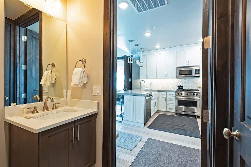 Enchanting resort condo with mountain views, hot tub, & pool - walk to lifts