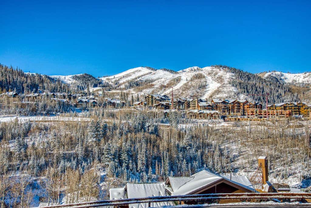 Enchanting resort condo with mountain views, hot tub, & pool - walk to lifts