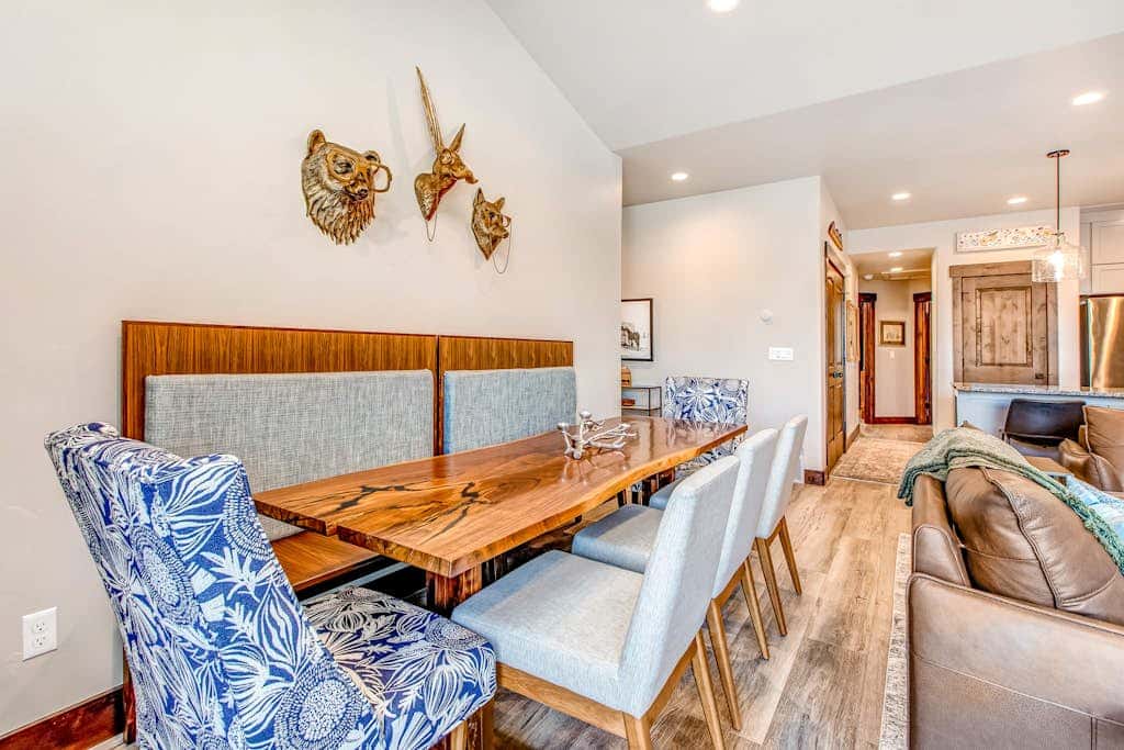 Stunning dog-friendly mountain condo with hot tub, gas grill, & AC