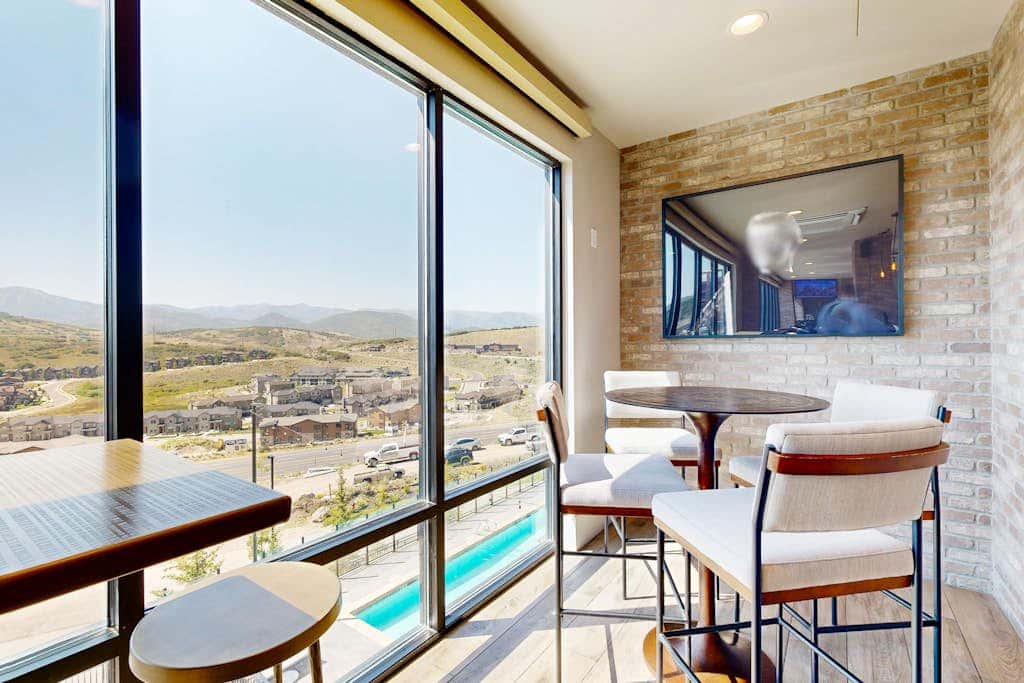 Modern resort condo with pool, hot tub + shuttle service