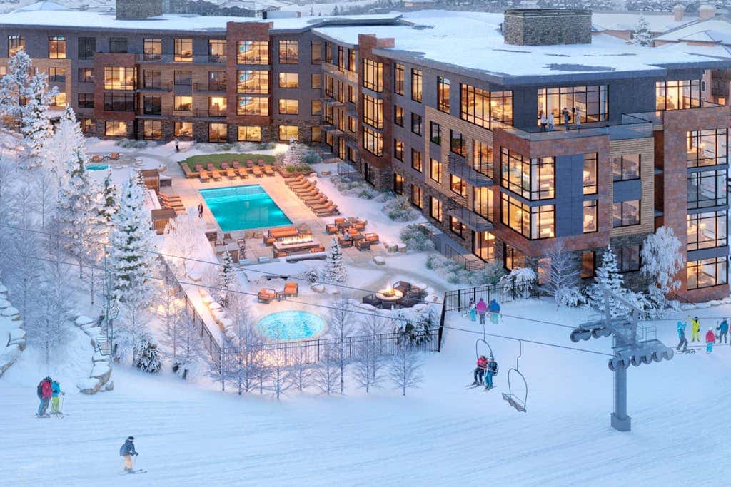 Pool Deck, Hot Tubs & Gym - Stunning Condo in New Ski-In, Ski-Out Community
