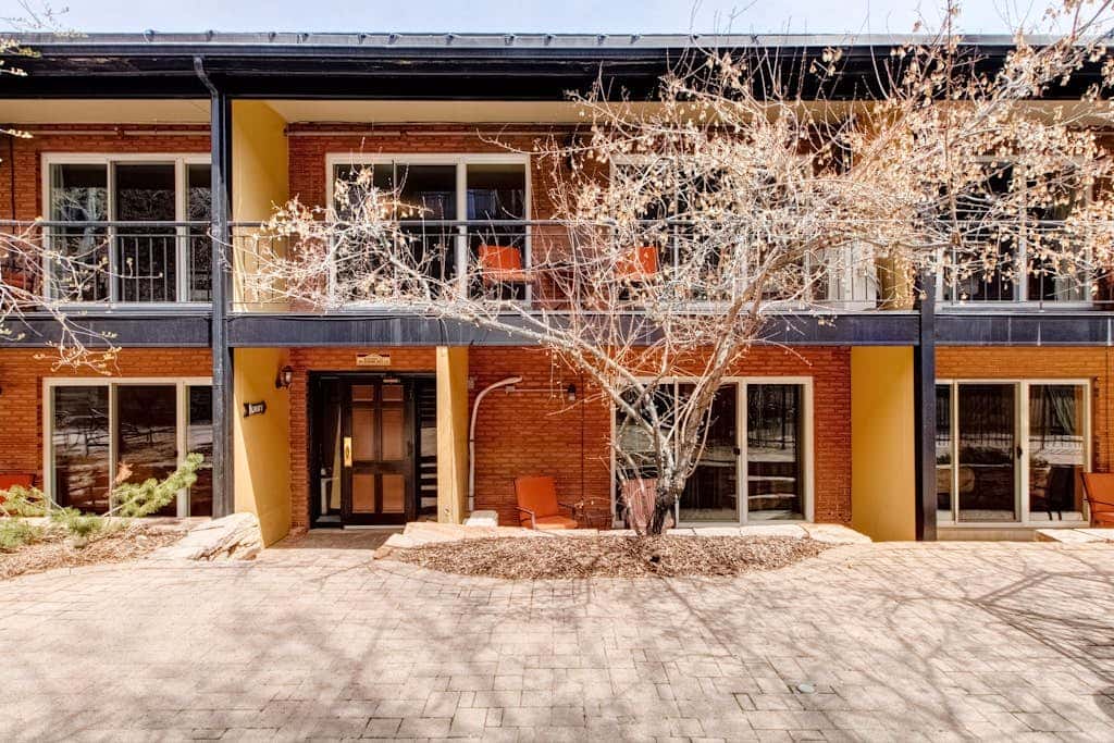 Main Street condo with AC, balcony, on-site dining, hot tub, & firepit