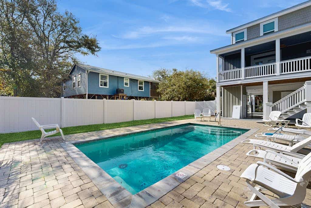 Sun-Filled House Close to Beach w/Private Pool, WiFi, Central AC, & Washer/Dryer