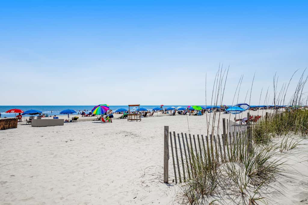 Beach-view condo in oceanfront complex with outdoor pool, beach access, balcony