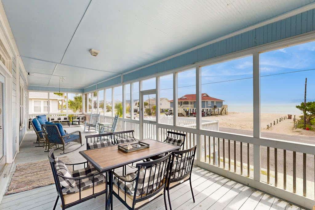 Upgraded, Ocean View Home w/ Deck, Screened Porch & WiFi - Steps to the Beach