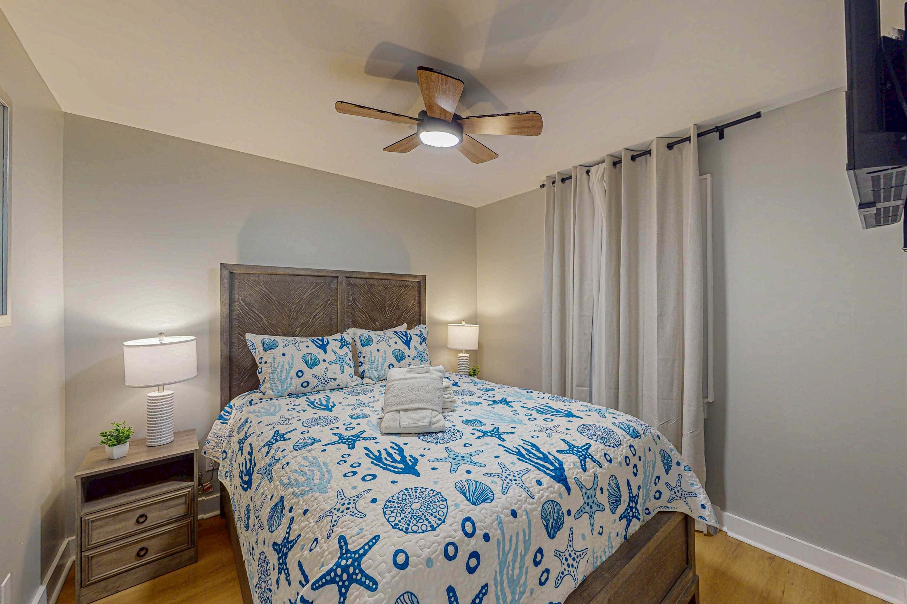 Condo with Coligny Beach views, outdoor pool, beach access, balcony, WD, & AC