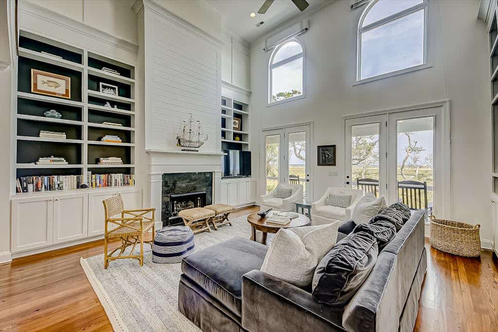 Wonderful coastal home with ocean & creek views, Ping-Pong table, & dock