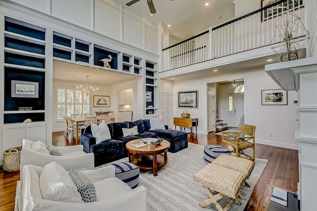 Wonderful coastal home with ocean & creek views, Ping-Pong table, & dock
