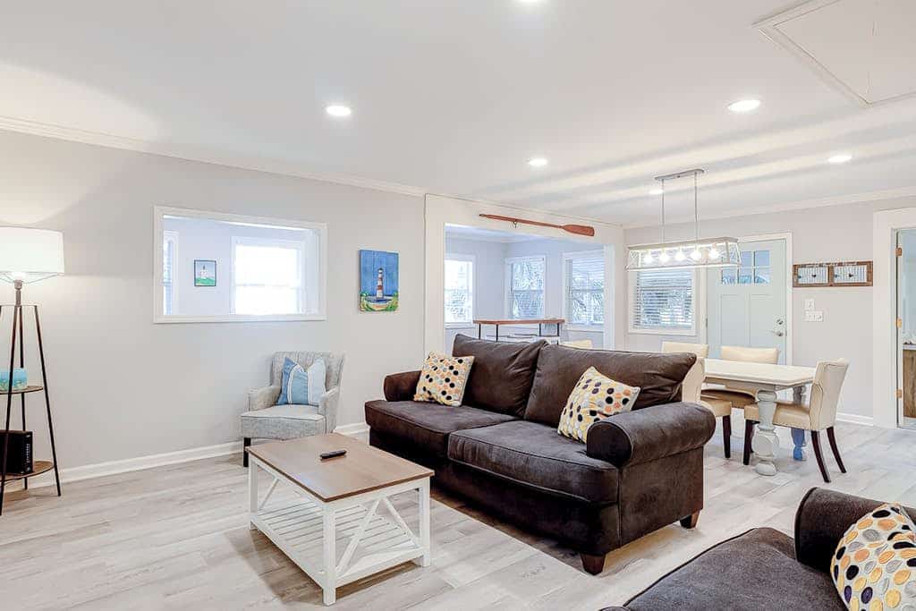 Dog-friendly house with washer/dryer, gas grill, & patio - close to beach