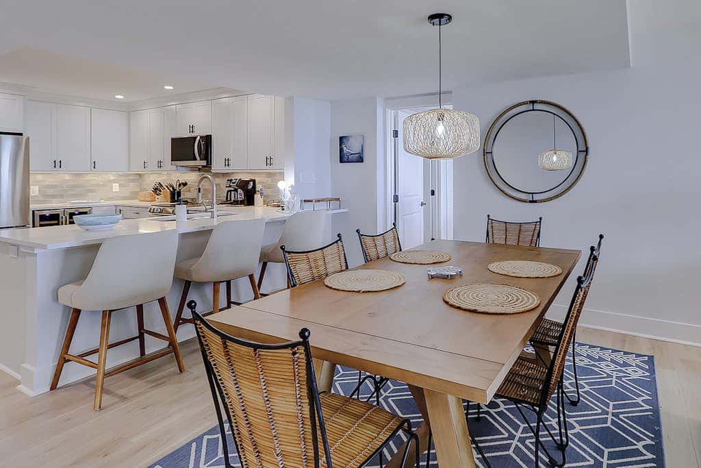 Beachfront escape with pools, hot tub, athletic courts, WD, and central AC