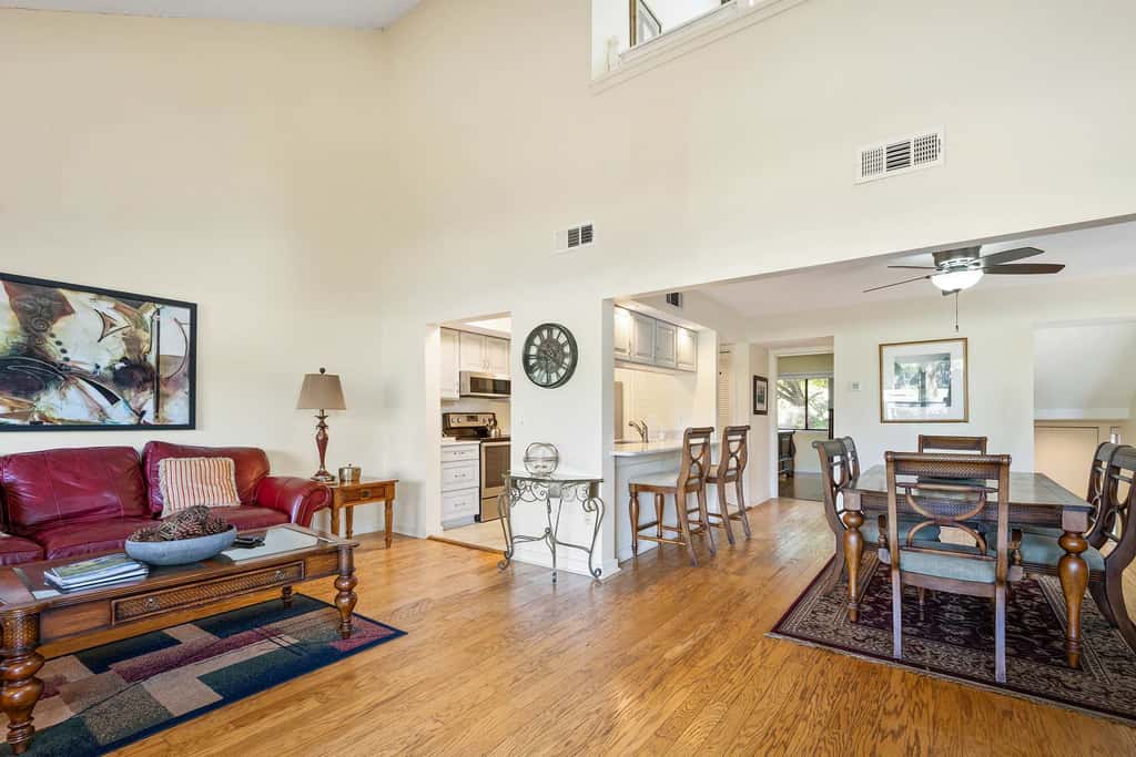 Golf course-view condo near beach with pool & private deck - dog-friendly