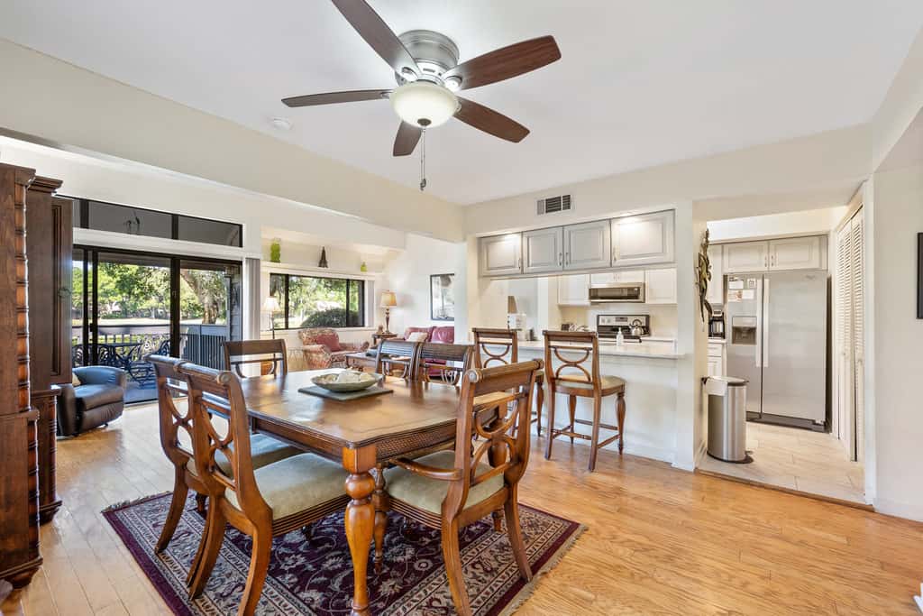 Golf course-view condo near beach with pool & private deck - dog-friendly