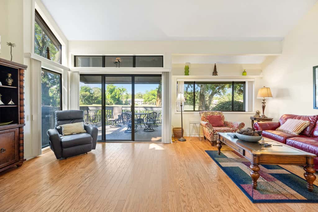 Golf course-view condo near beach with pool & private deck - dog-friendly